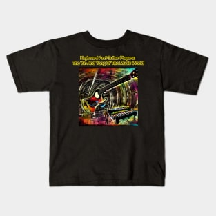 Guitar and Keyboards, The Yin and Yang Of The Music World Kids T-Shirt